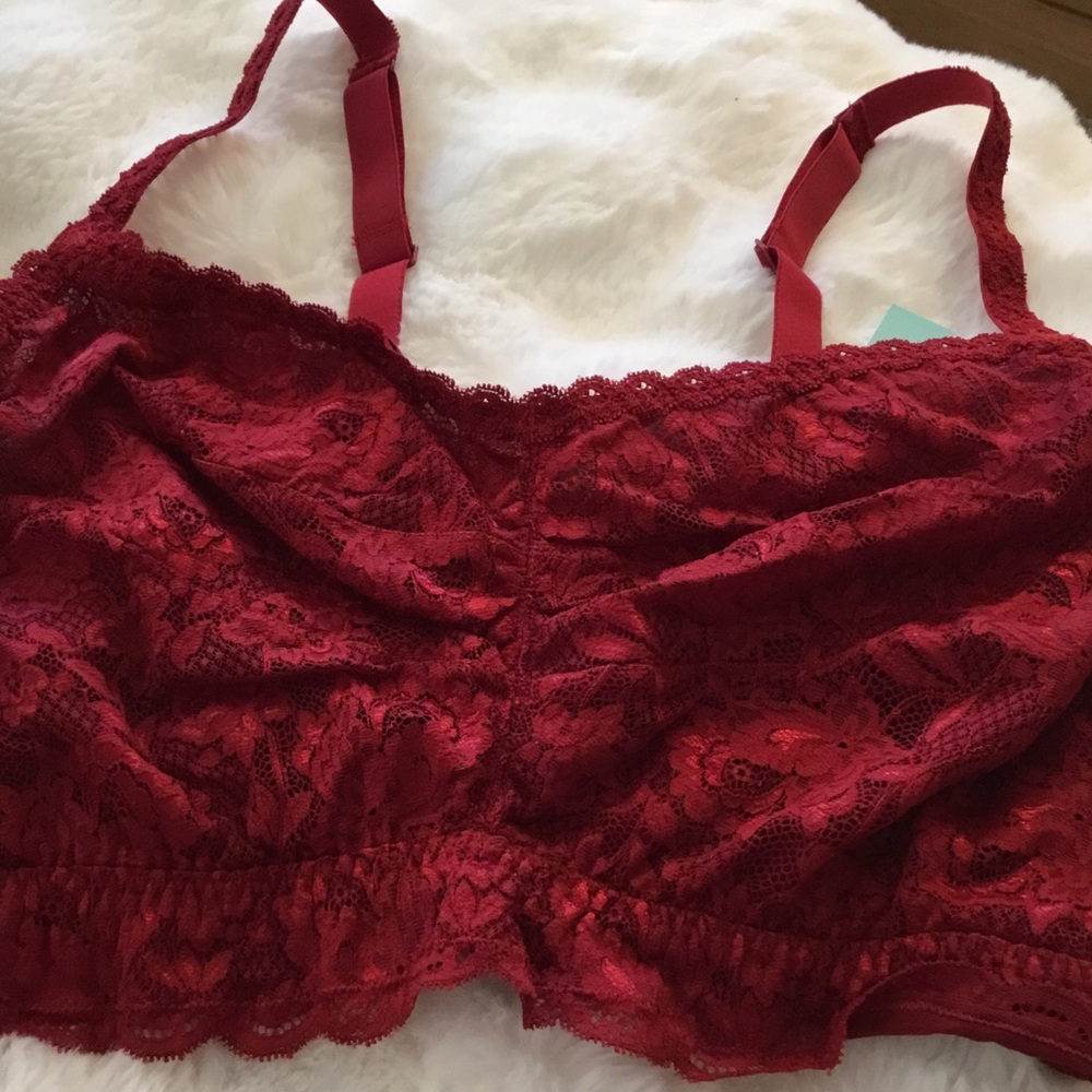 Cosabella Red Floral Lace Bralette